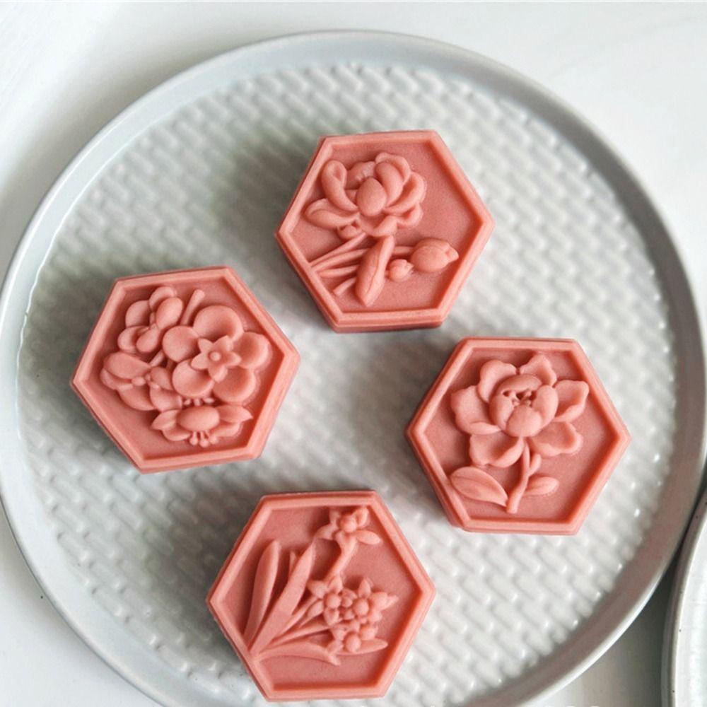 Dụng Cụ Tạo Hình Trang Trí Bánh 50-60g Hình Lục Giác