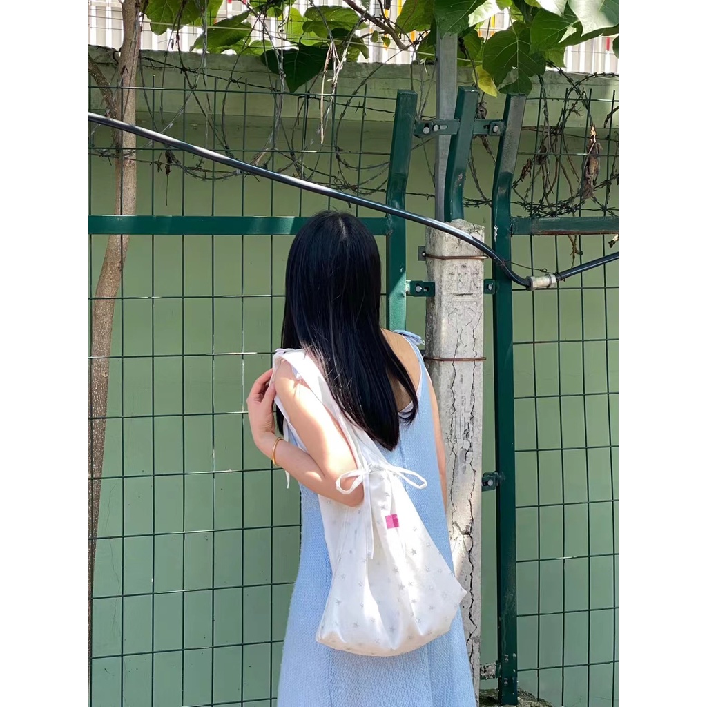 Túi Đeo Vai Vải Canvas Cỡ Lớn Kiểu Nhật Hàn Dễ Thương