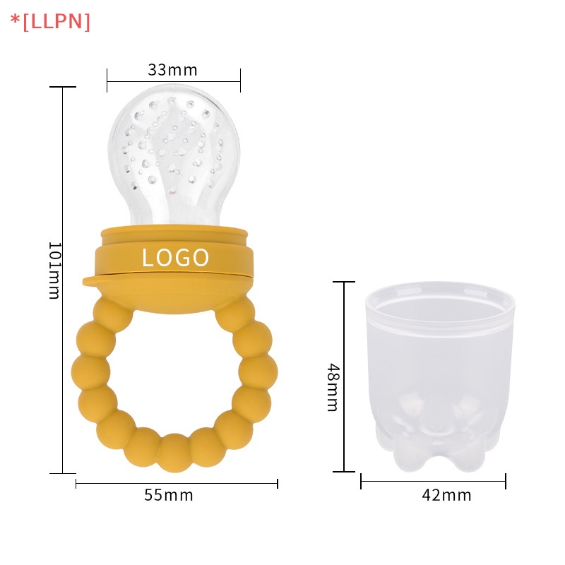 [loyaltysun] Túi Nhai Ăn Dặm Trái Cây Bằng Silicone Cấp Thực Phẩm Chào Mừng Cho Bé