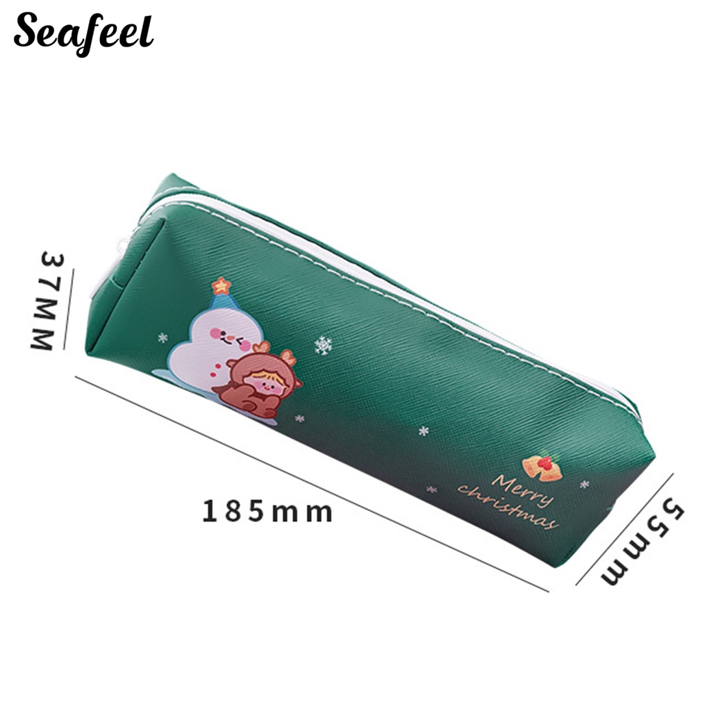 Túi Đựng Bút Chì / Mỹ Phẩm In Họa Tiết Hoạt Hình Gấu / Thỏ Dễ Thương Cho Học Sinh