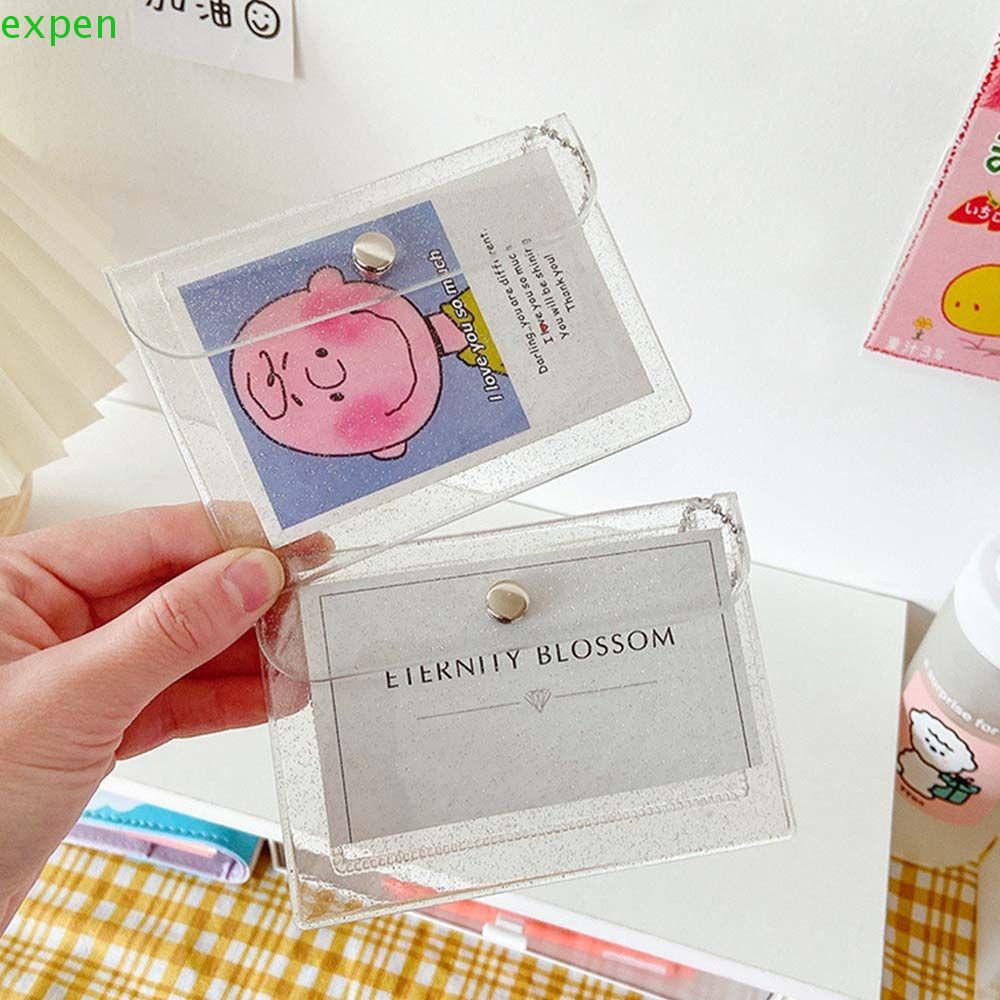 EXPEN Ví Đựng Tiền Xu Trong Suốt Chống Thấm Nước Thời Trang