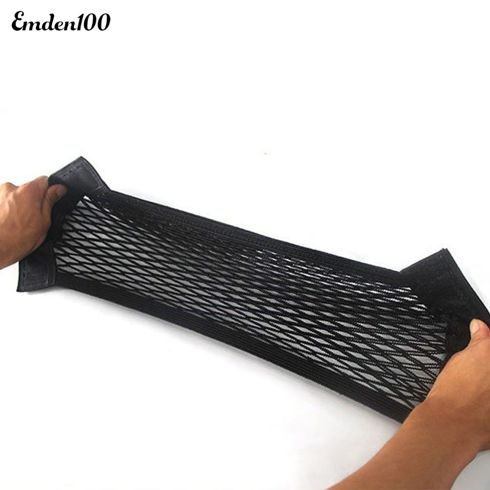 Túi Lưới Co Giãn Hai Ngăn Đựng Đồ Gắn Lưng Ghế Xe Hơi