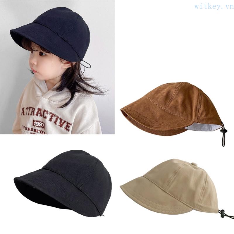 Nón Tai Bèo Vành Rộng Mềm Mại Thoáng Khí Thời Trang Mùa Xuân Cho Bé Sơ Sinh 1 Tuổi