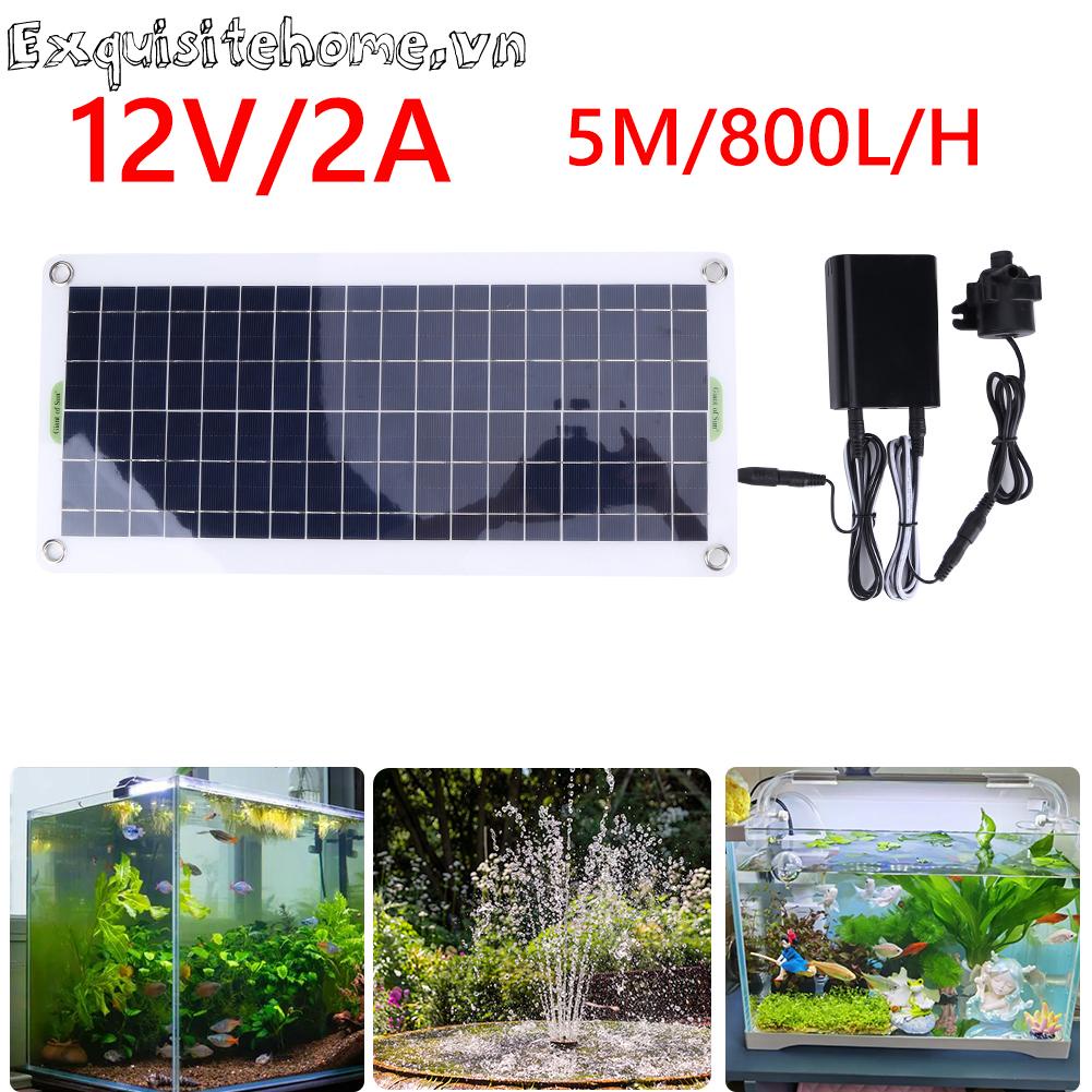 Hệ Thống Bơm Phun Nước Bằng Năng Lượng Mặt Trời 18V 30W