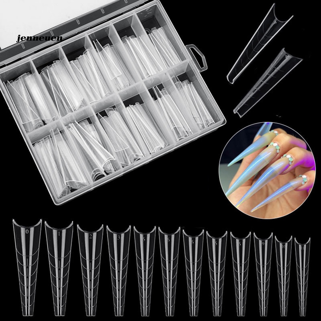 Bộ 120 Móng Tay Giả Nối Dài Nhẹ Nhàng Dễ Gắn