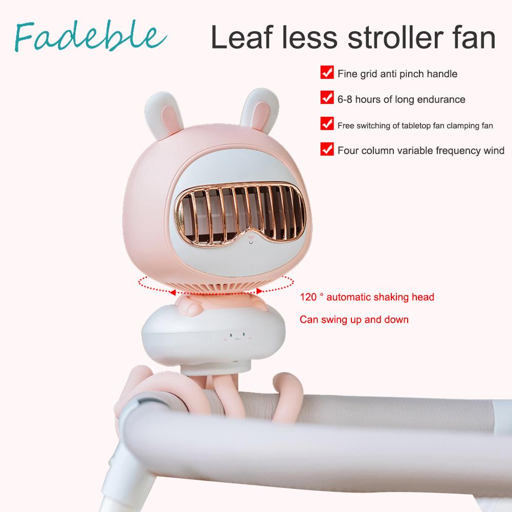 Quạt Làm Mát Cầm Tay Có Kẹp Gắn Chân Máy Không Ồn Đa Ứng Dụng