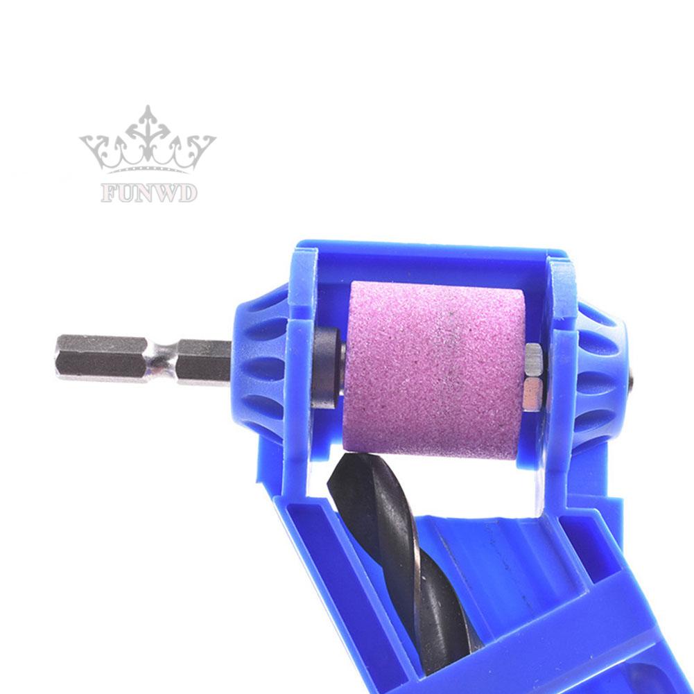 【FUNWD】Drill Sharpener 2PCS Corundum Drill Bit For Grinder Polishing Portable