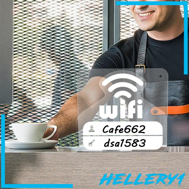 Bảng Hiệu WiFi Hiển Thị Mật Khẩu Bền Bỉ Có Thể Tái Sử Dụng