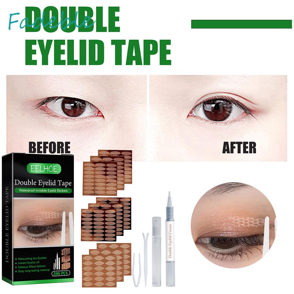 Bộ 396 Miếng Dán Kích Mí Với 3 Hình Dạng Khác Nhau