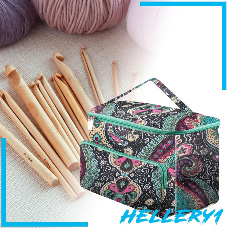 Túi Đựng Dụng Cụ Đan Len 3 Lỗ Tiện Lợi