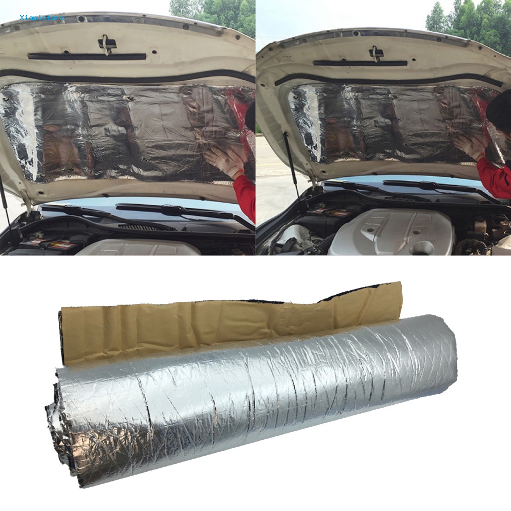[Xiapistore] Thảm Cách Âm Tự Dính Hấp Thụ Sốc Màu Bạc Cho Xe Hơi
