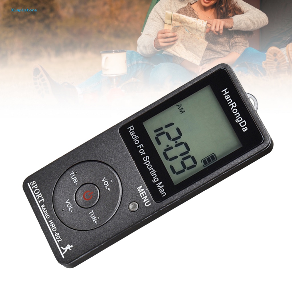 Radio Kỹ Thuật Số HRD-602 Mini Màn Hình LCD Bỏ Túi Tiện Dụng Cho Đi Bộ Đường Dài