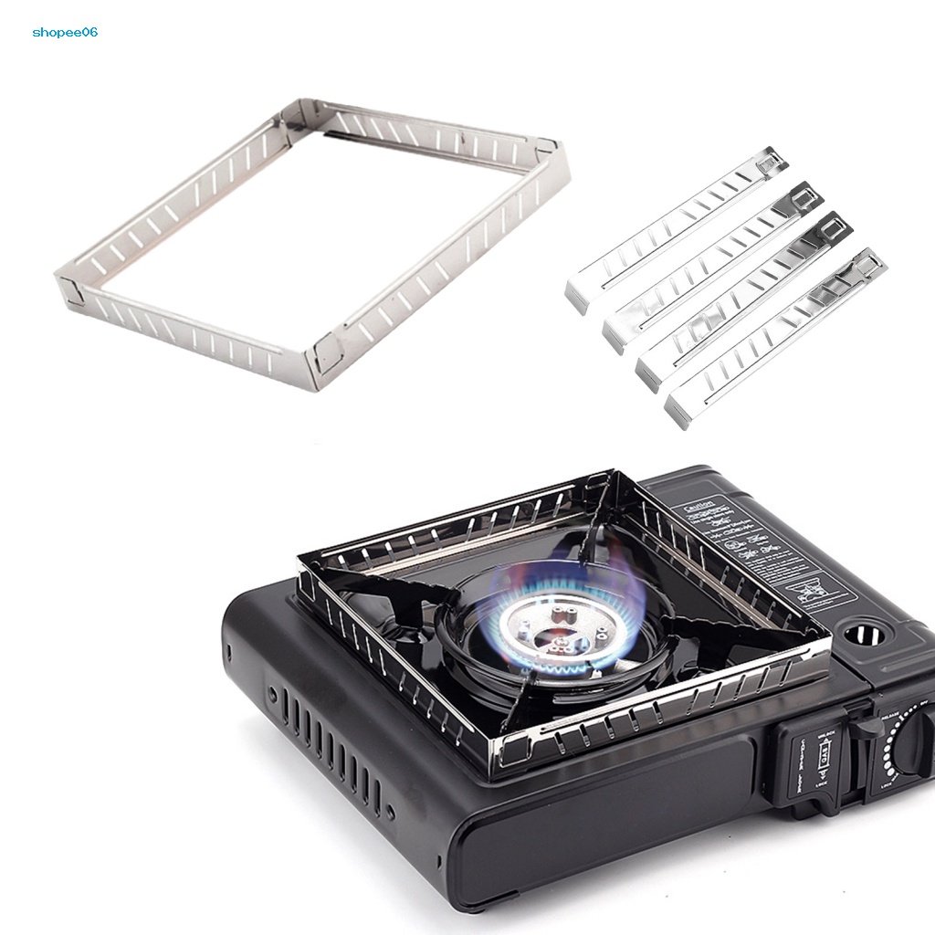 Tấm Chắn Gió Bằng Thép Không Gỉ Chắn Gió Tiết Kiệm Năng Lượng Tiện Dụng Cho Bếp Ga