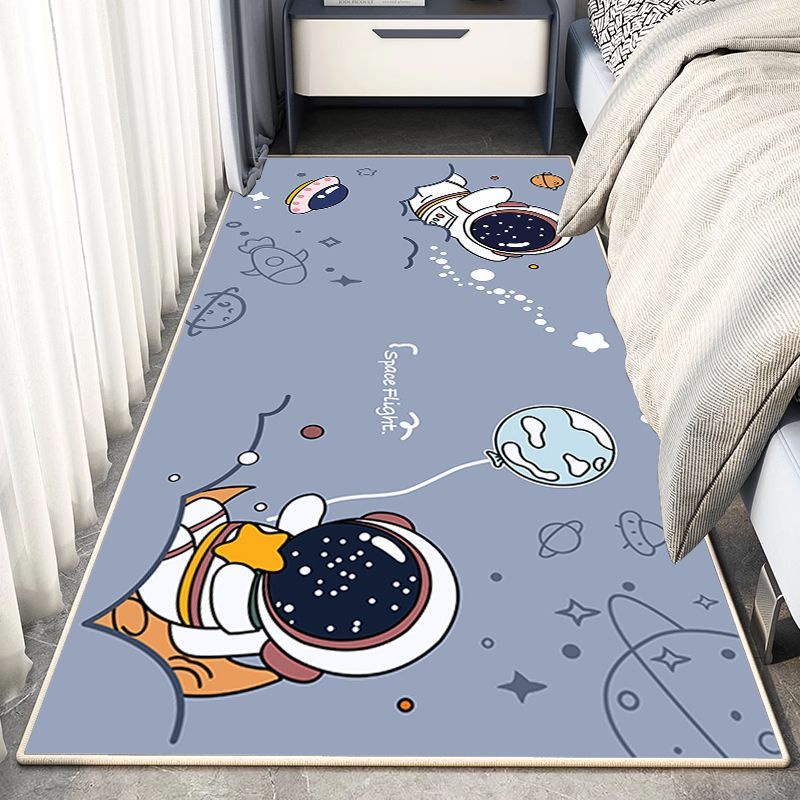 Thảm Trải Sàn Phòng Ngủ Dày Dặn Chống Trượt Thấm Hút Nước Họa Tiết Phi Hành Gia Hoạt Hình