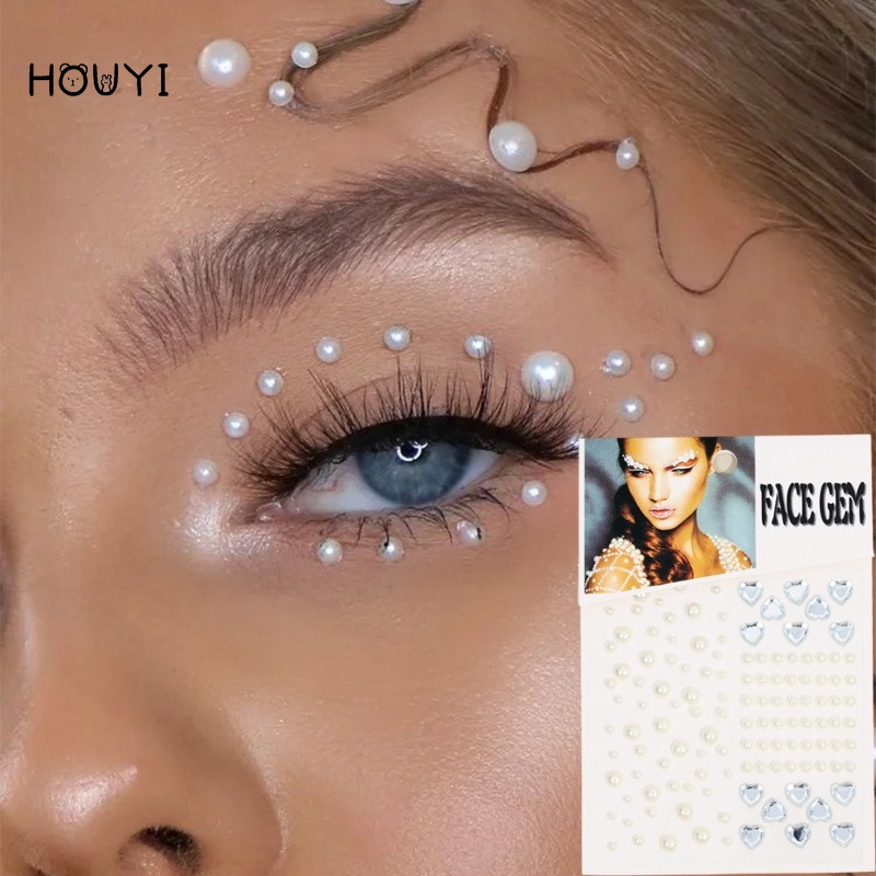 Hạt Đá 3D Nhiều Màu Sắc Bằng Acrylic Trang Trí Mặt Trái Tim