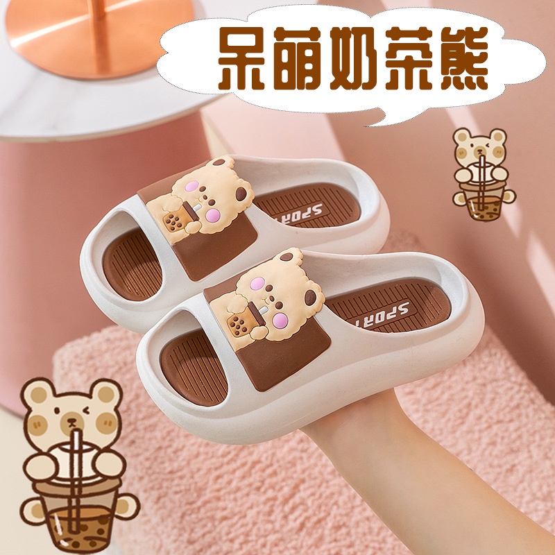 Phong cách mới dép trẻ em dép dày-chữa nam nữ dễ thương trong nhà mềm mại thoáng khí phim hoạt hình cha mẹ @ -
