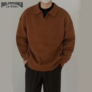Áo sweater Dệt Kim Cổ v Tay Dài Dáng Rộng Phong Cách Hàn Quốc Thời Trang Mùa Đông