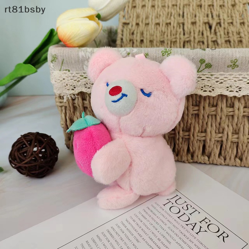 Móc Khóa Gấu Nhồi Bông Mềm Mại Đáng Yêu
