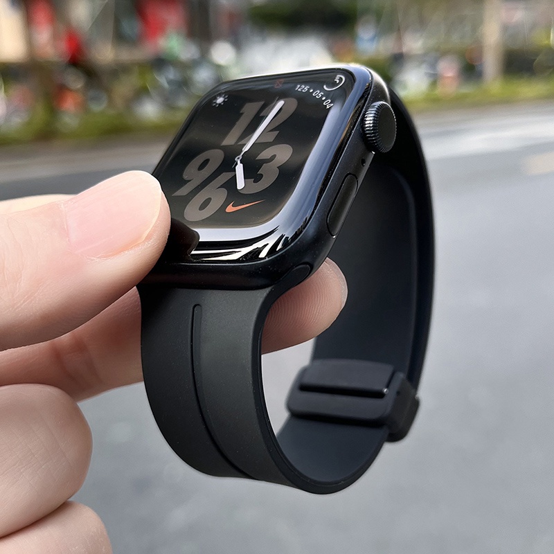 Dây Đeo  hàng  silicon thể thao Cho Apple Watch Series 8 Ultra 7 6 SE 5 4 49mm 41mm 45mm 44mm 40mm
