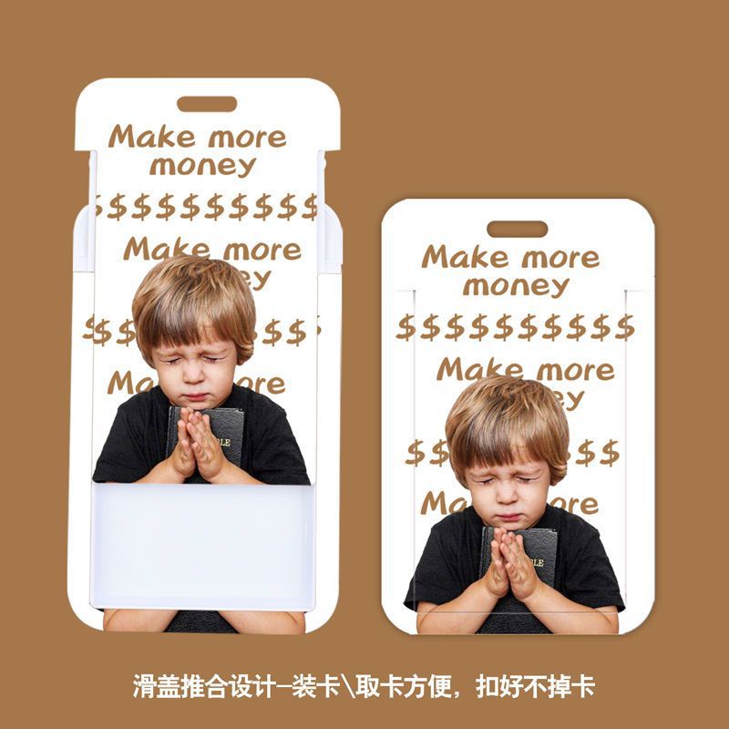 Vỏ Đựng Thẻ ID / Thẻ ID In Họa Tiết Hoạt Hình Dễ Thương Kèm Dây Treo Tiện Dụng Cho Học Sinh