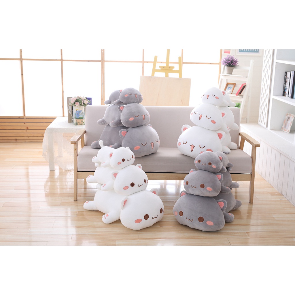 🔥 HOT 🔥 Thú Nhồi Bông Hình Mèo Con Dễ Thương Đáng Yêu Xinh Xắn