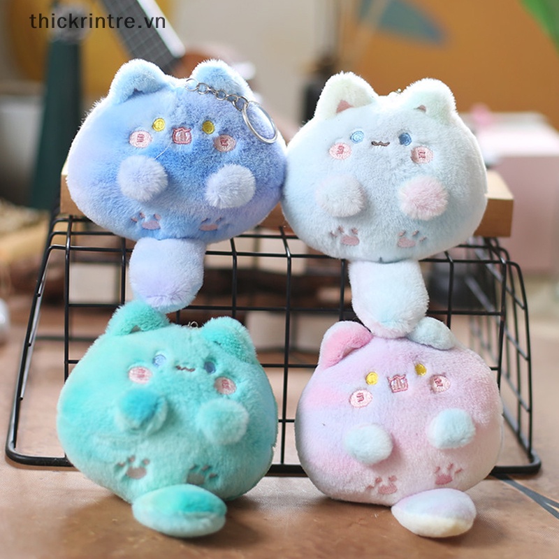 Móc Khóa Hình Mèo Nhồi Bông Đáng Yêu