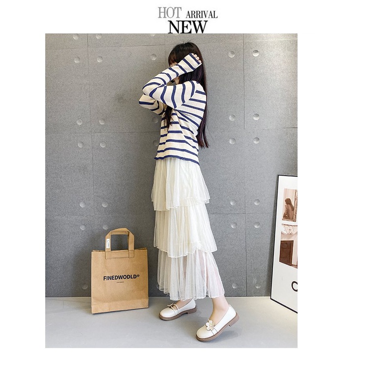 Giày Lười Da Đế Thấp Thời Trang Mùa Thu 2023 Phong Cách Retro