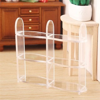Kệ trưng bày nhiều tầng trang trí nhà búp bê / nhà búp bê / tỷ lệ 1: 12