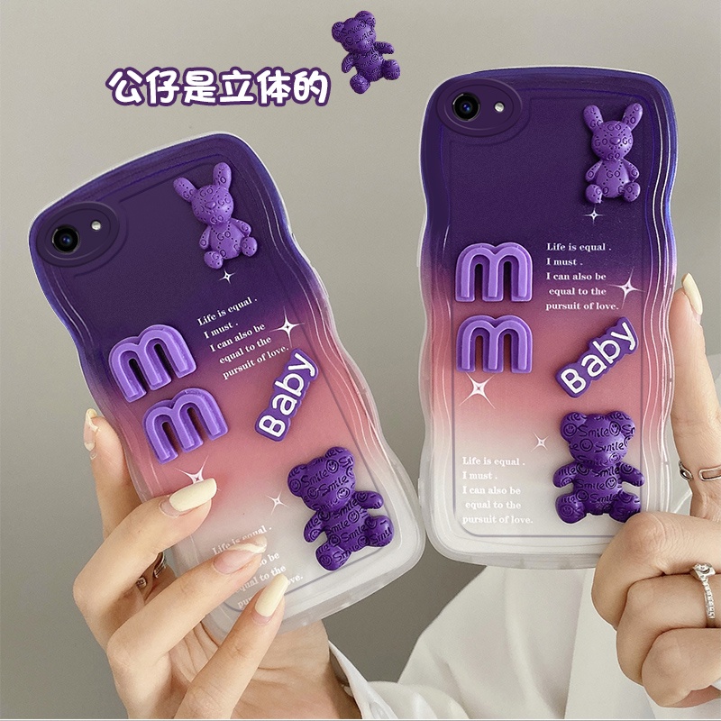 Ốp lưng oppo f1s  Ốp Điện Thoại Đính Búp Bê 3D Xinh Xắn Cho oppo f1s Dễ Thương