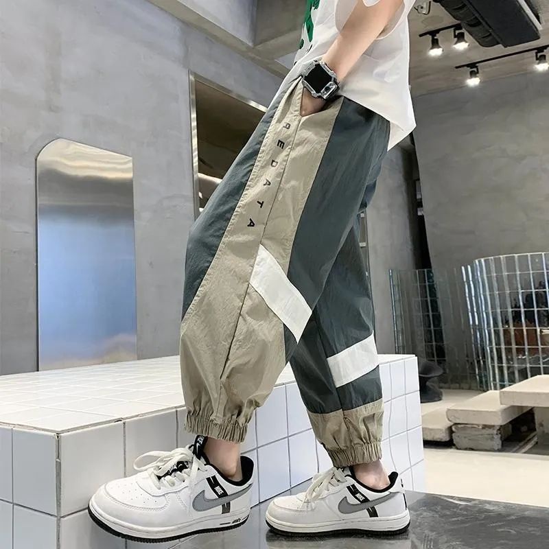 Quần Dài Thể Thao Rộng Rãi Phong Cách Hàn Quốc Mới 2023 Dành Cho Bé Trai