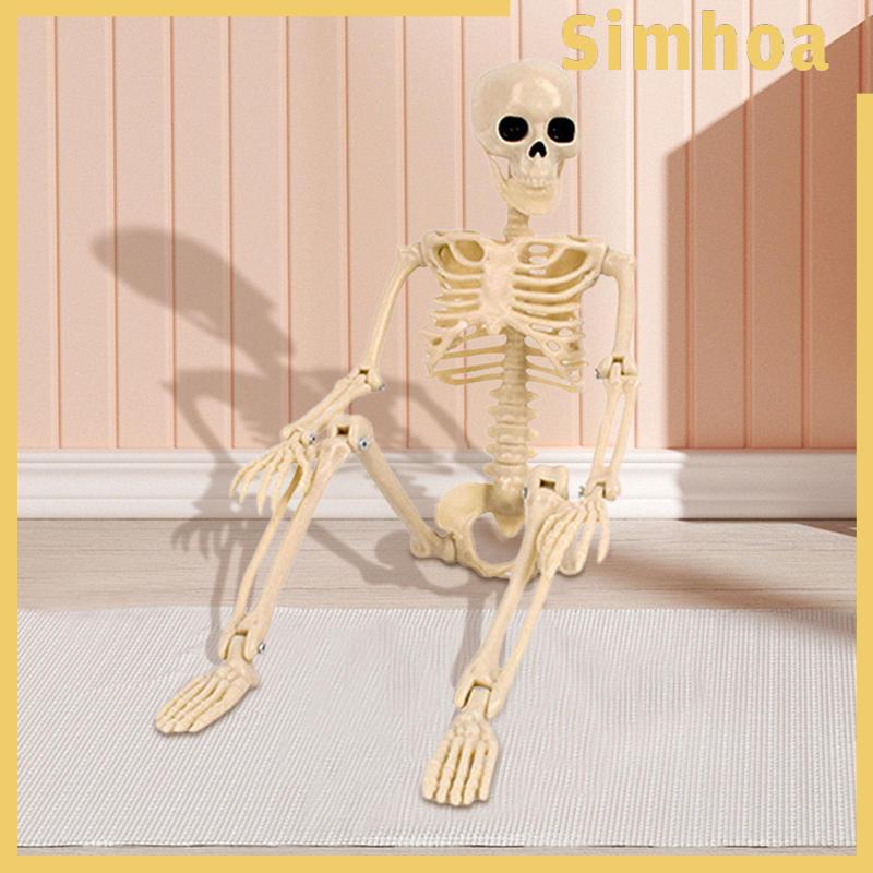 Bộ Xương Mini Có Khớp Cử Động Cho Kệ Sách Văn Phòng Haunted House