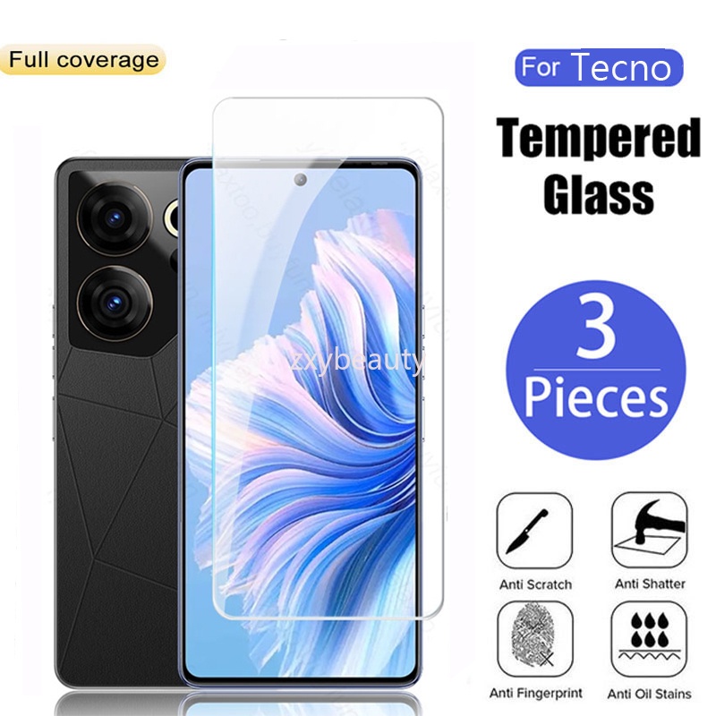 Kính Cường Lực Trong Suốt Chống Trầy Cho Tecno Camon 20 Pro 4G 5G 2023 Camon20 Camon20Pro