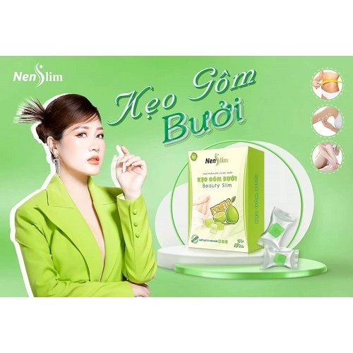 Kẹo gôm bưởi giảm cân Nenslim giảm cân an toàn hiệu quả, không gây mệt mỏi, giảm mỡ toàn thân, myphamhanhluan