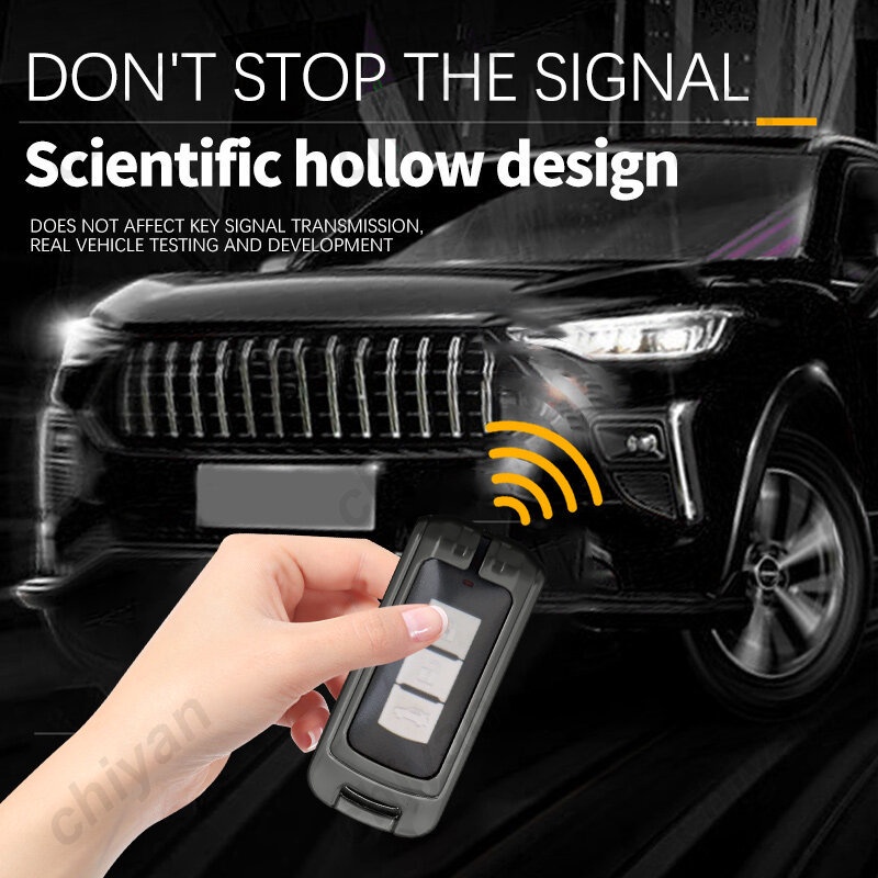 Vỏ Bọc Chìa Khóa Bằng Da Và Hợp Kim Kẽm Cao Cấp Sang Trọng Cho Mitsubishi ASX Xpander Cross Montero Pajero Outlander Sport Eclipse Strada Attrage Mirage L200