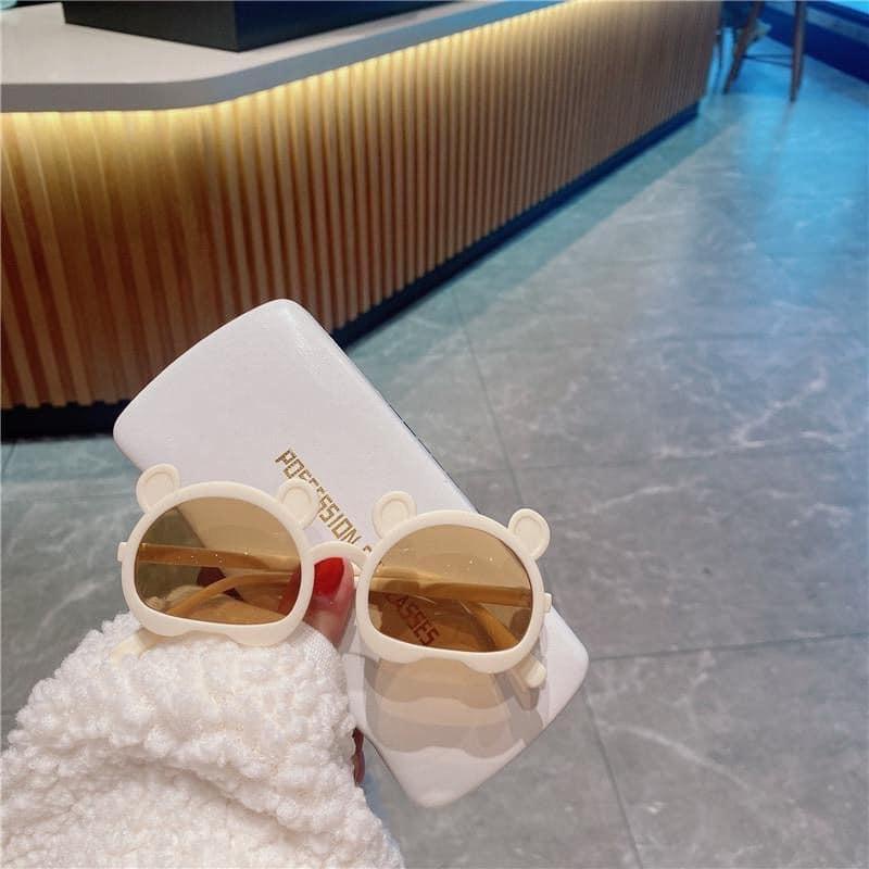 Combo 2 Kính mắt cho bé mẫu tai gấu kèm hộp đựng