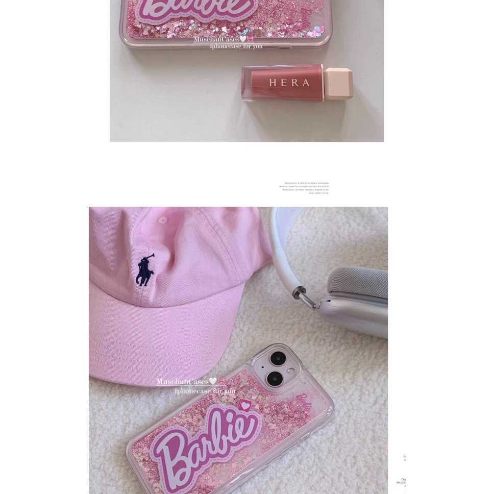 Ốp Điện Thoại Kim Tuyến Nước Chống Rơi Hình Búp Bê Barbie Cho Iphone 14promax 13 11 14pro 13pro 14
