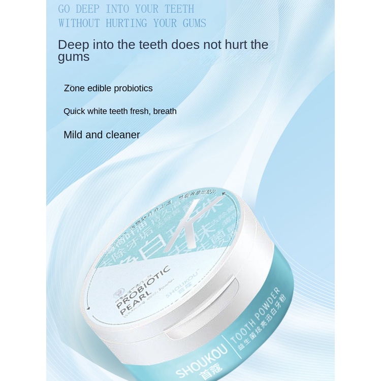 Sk Probiotic Phấn Làm Trắng Răng Loại Bỏ Vết Bẩn Vàng Làm Sáng Da