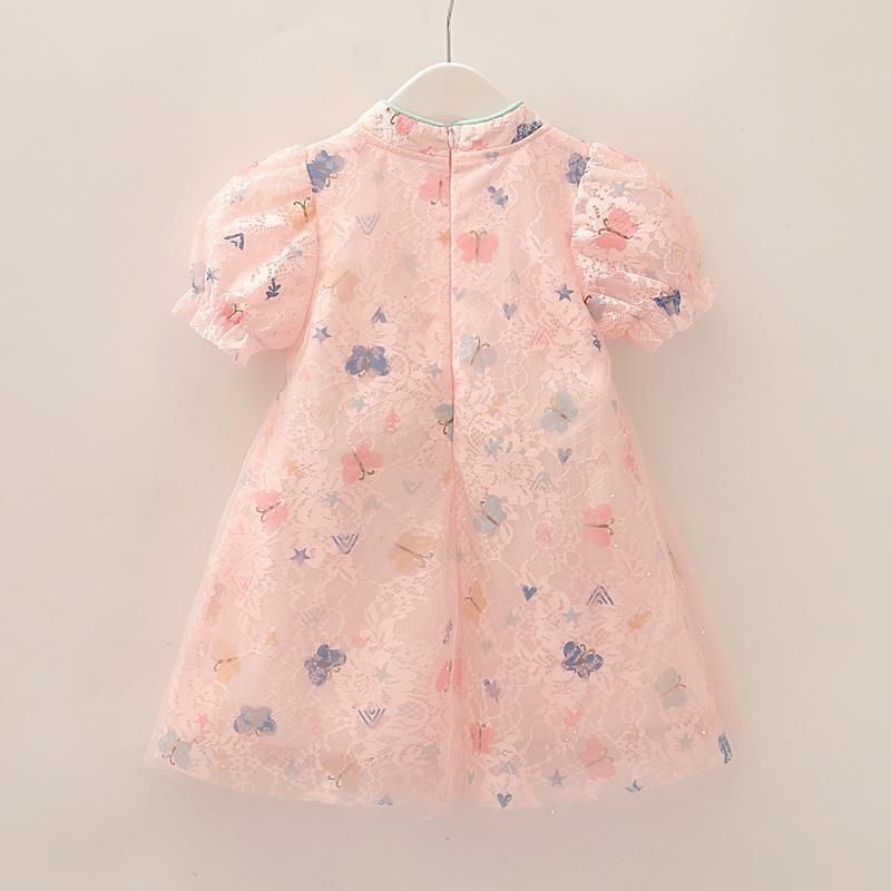 Đầm Sườn Xám Phong Cách Trung Hoa Thời Trang Mùa Hè 2023 Mới Cho Bé Gái