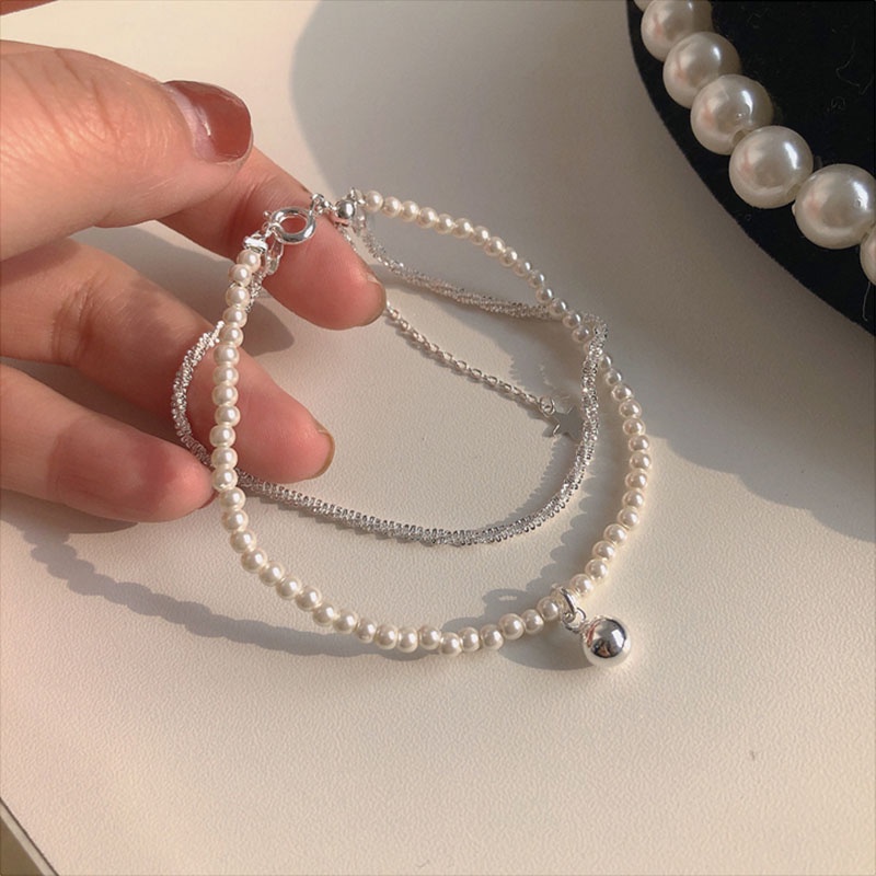 Vòng Tay Chuỗi Hạt Pha Lê Nhiều Màu Hình Trái Tim / Gấu / Đám Mây / Bướm