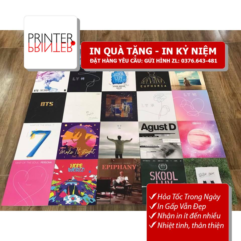 Bìa Album BTS trang trí chất liệu Form 3mm