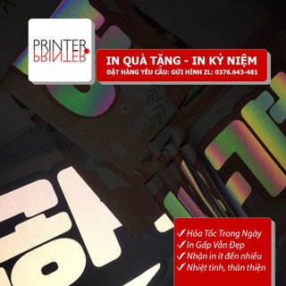 Slogan (Banner) Vải MASTER - 2 mặt PHẢN QUANG (Trắng xám/Hologram) NHIỀU SIZE