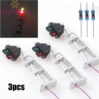Model Railroad Track Signals High Quality N Scale Track Signals 3 Sets
