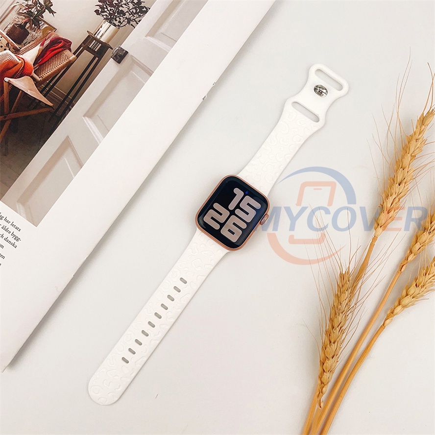 Dây Đeo Silicon Cho Đồng Hồ Thông Minh Apple Watch Series 8 Ultra Pro 7 6 SE 5 4 3 2 1 Size 49mm 41mm 45mm 44mm 42mm 40mm 38mm