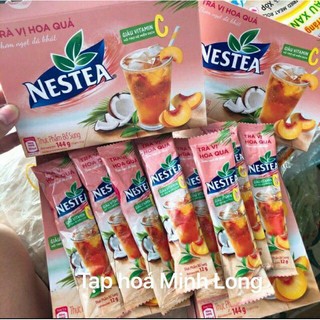 Trà chanh nestea hộp 144g- 195g đủ vị