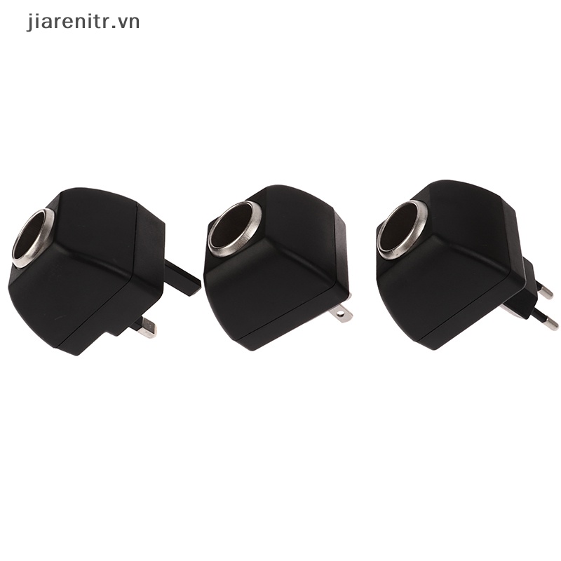 Tẩu Sạc Chuyển Đổi AC Sang 12V DC 220V Phích Cắm EU / US / UK Chuyên Dụng Cho Xe Hơi