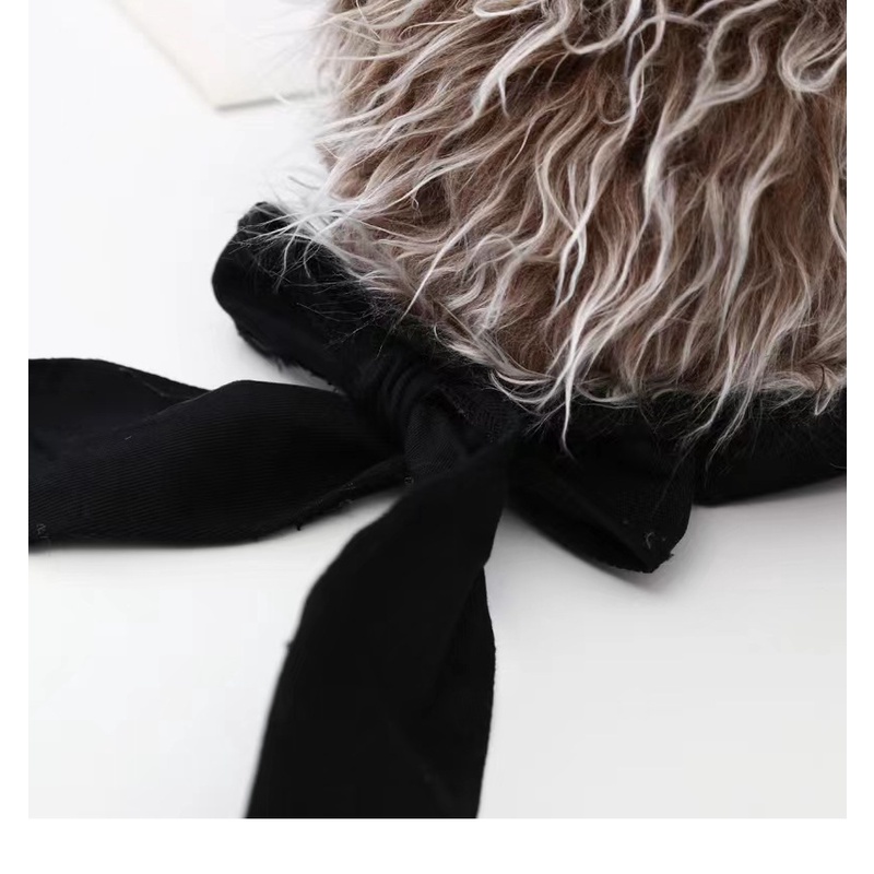 Mũ mới, tóc giả mô phỏng đẹp trai, mũ tóc ngắn, thắt nơ