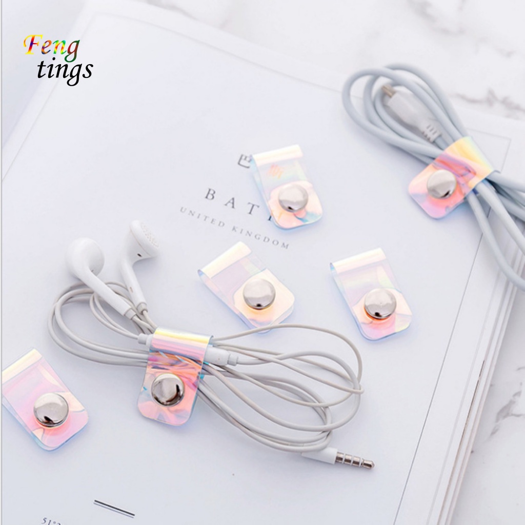 Dụng Cụ Quấn Dây Cáp Bằng PVC Laser Phân Loại Dây Cáp Tai Nghe Đa Năng Dành Cho Gia Đình