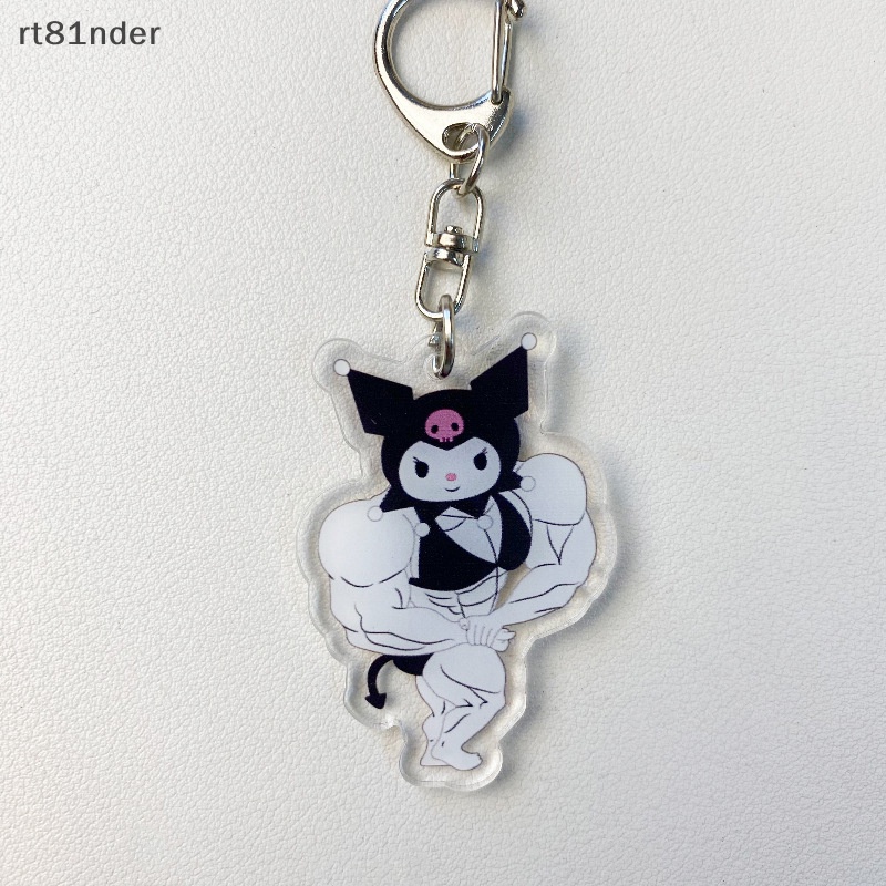 Rt Móc Khóa Hình Cơ Bắp Sanrio Hello Kitty Dễ Thương Vui Nhộn Cho Cặp Đôi