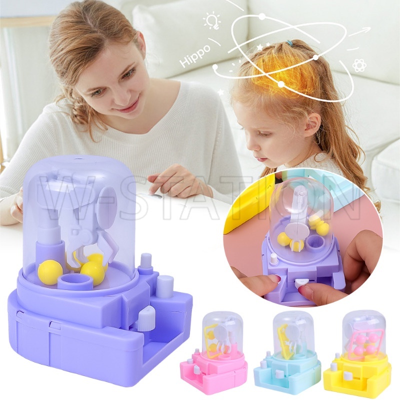 Đồ chơi giáo dục bắt bóng sáng tạo / máy bắt búp bê mini thú vị cho trẻ em / máy làm kẹo gashapon / trò chơi tương tác trên máy tính để bàn của học sinh
