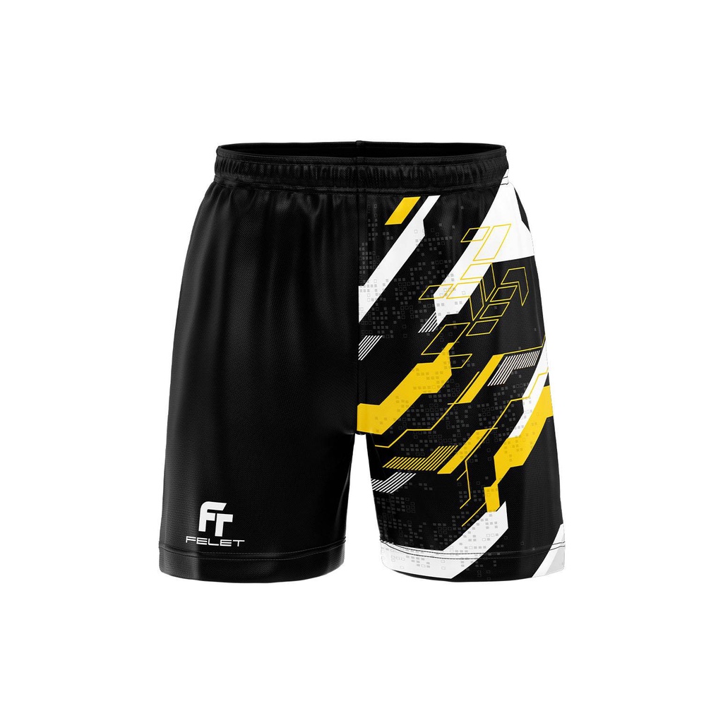 Felet fleet cầu lông jersey cổ tròn dòng rn áo sơ mi và quần short jersi